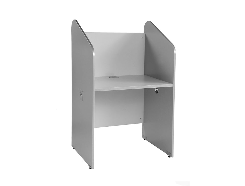 MESA CENTRO DE LLAMADAS ROCADA INDIVIDUAL SERIE WELCOME 84X132X65 CM ACABADO AN02 GRIS/GRIS