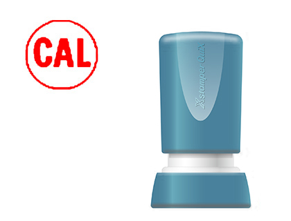 SELLO X'STAMPER QUIX PERSONALIZABLE COLOR ROJO REDONDO DIAMETRO 14 MM Q-32