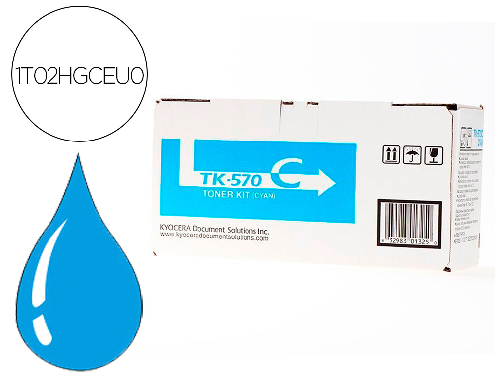 TONER KYOCERA LASER TK570C PARA FS-5400 CIAN