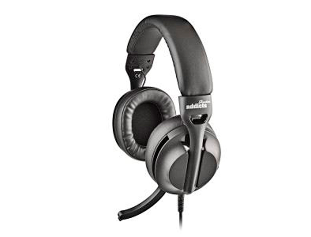 AURICULARES NGS VOX805 CON CABLE ESTEREO USB-C CON CONTROL DE VOLUMEN Y ADAPTADOR USB COLOR NEGRO