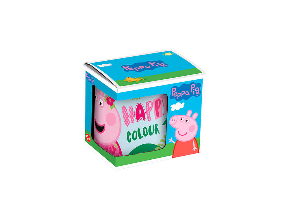 TAZA GRANDE SAFTA 325 ML 117X87X100 MM PEPPA PIG HAVING FUN