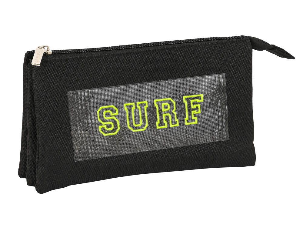 BOLSO ESCOLAR SAFTA PORTATODO SAFTA SURF TRIPLE 220X30X120 MM