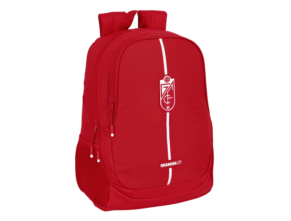 CARTERA ESCOLAR SAFTA GRANADA C.F. MOCHILA ADAPTABLE A CARRO 320X160X440 MM