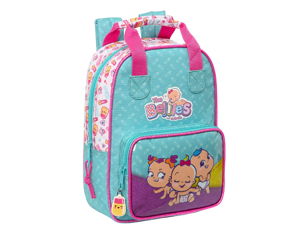 MOCHILA SAFTA INFANTIL CON ASAS ADAPTABLE A CARRO THE BELLIES 280X200X80 MM