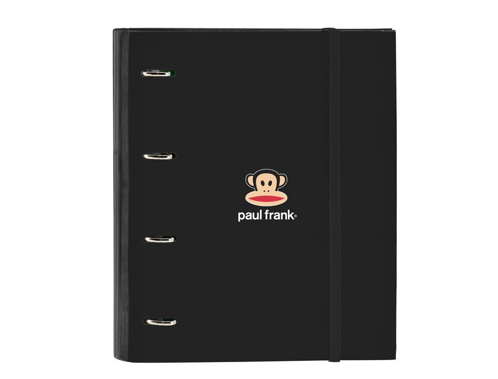 CARPETA CON RECAMBIO SAFTA DIN A4 TAPA FORRADA 100 H 60 GR CUADRO 5 MM CON GOMA Y 5 SEPARADORES PAUL FRANK