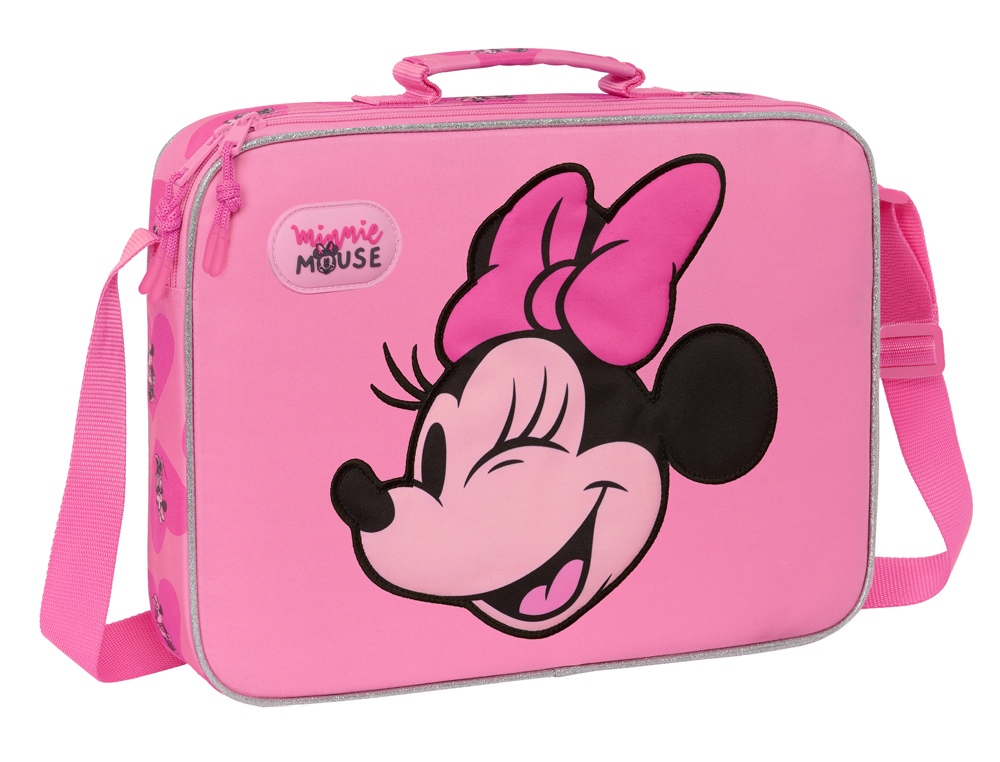 CARTERA SAFTA EXTRAESCOLARES MINNIE MOUSE LOVING 60X380280 MM