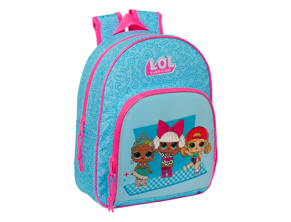 MOCHILA SAFTA INFANTIL ADAPTABLE A CARRO L.O.L. SURPRISE DIVAS 100X280X340 MM