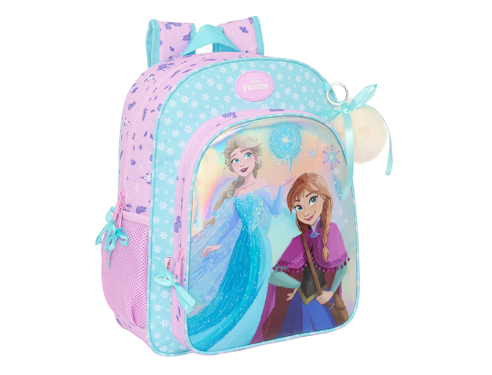 MOCHILA SAFTA JUNIOR ADAPTABLE A CARRO FROZEN II COOL DAYS 380X320X120 MM