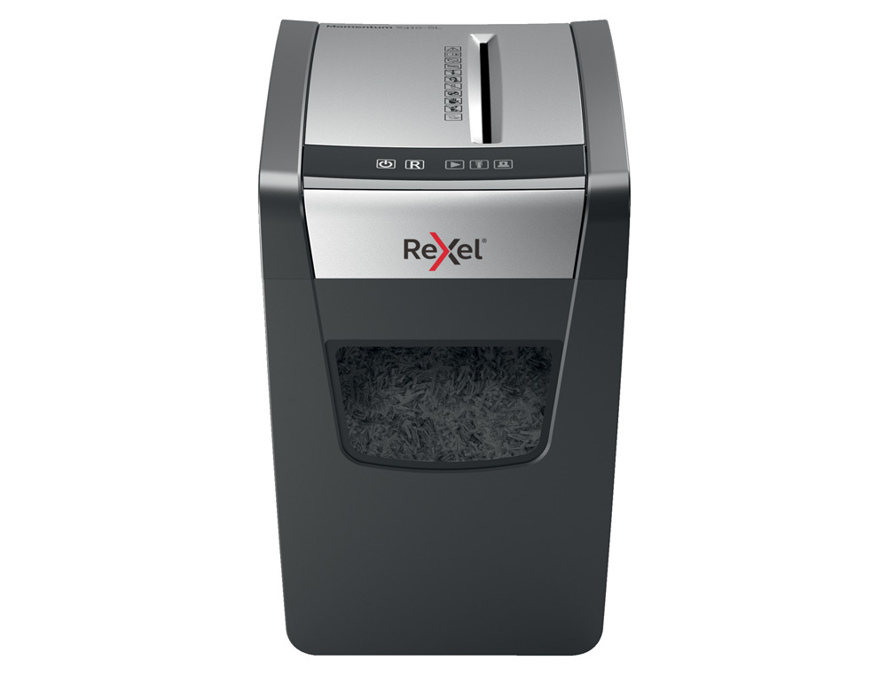 DESTRUCTORA DE DOCUMENTOS REXEL MOMENTUM X410SL NEGRO/PLATA