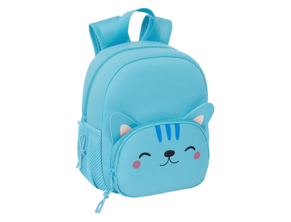 MOCHILA SAFTA NEOPRENO ANIMALITOS 2025 250X200X90 MM