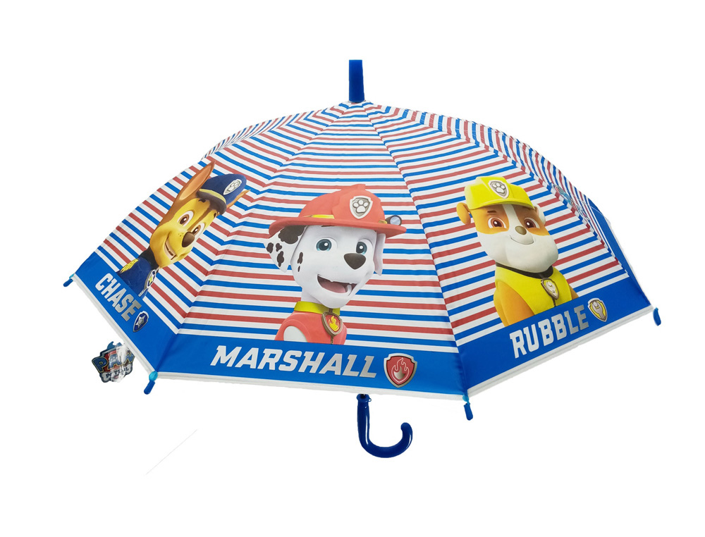 PARAGUAS SAFTA CUPULA 43 CM PAW PATROL PUPS RULE