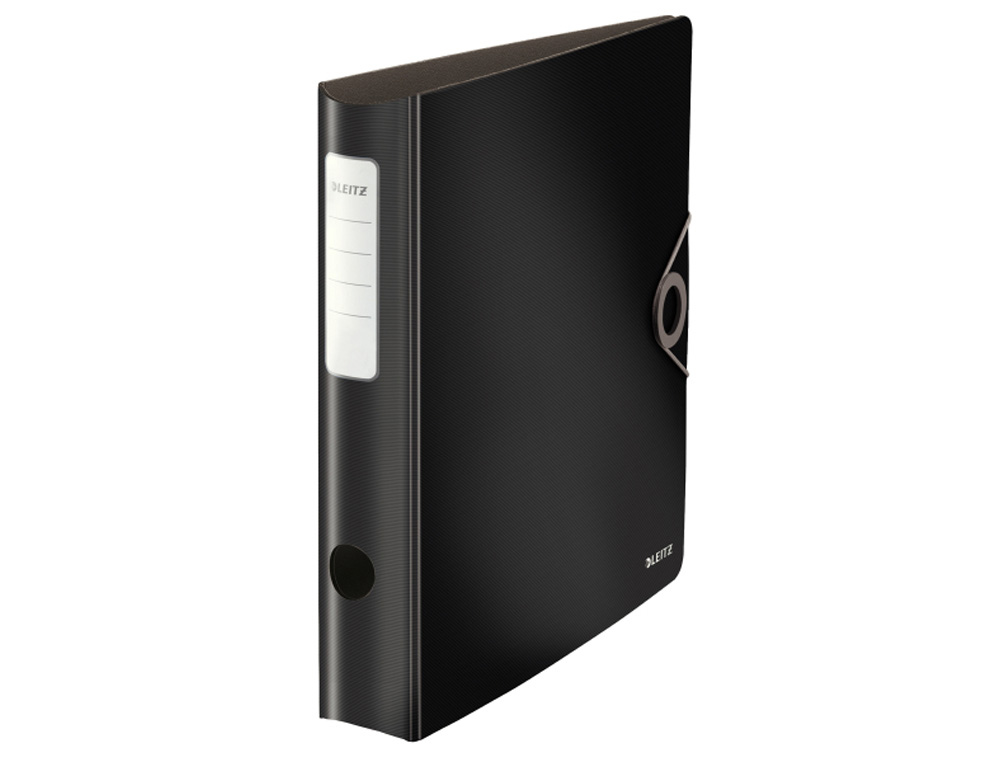 ARCHIVADOR DE PALANCA LEITZ ACTIVE SOLID POLYFOAM 180 DIN A4 LOMO 65 MM COLOR NEGRO