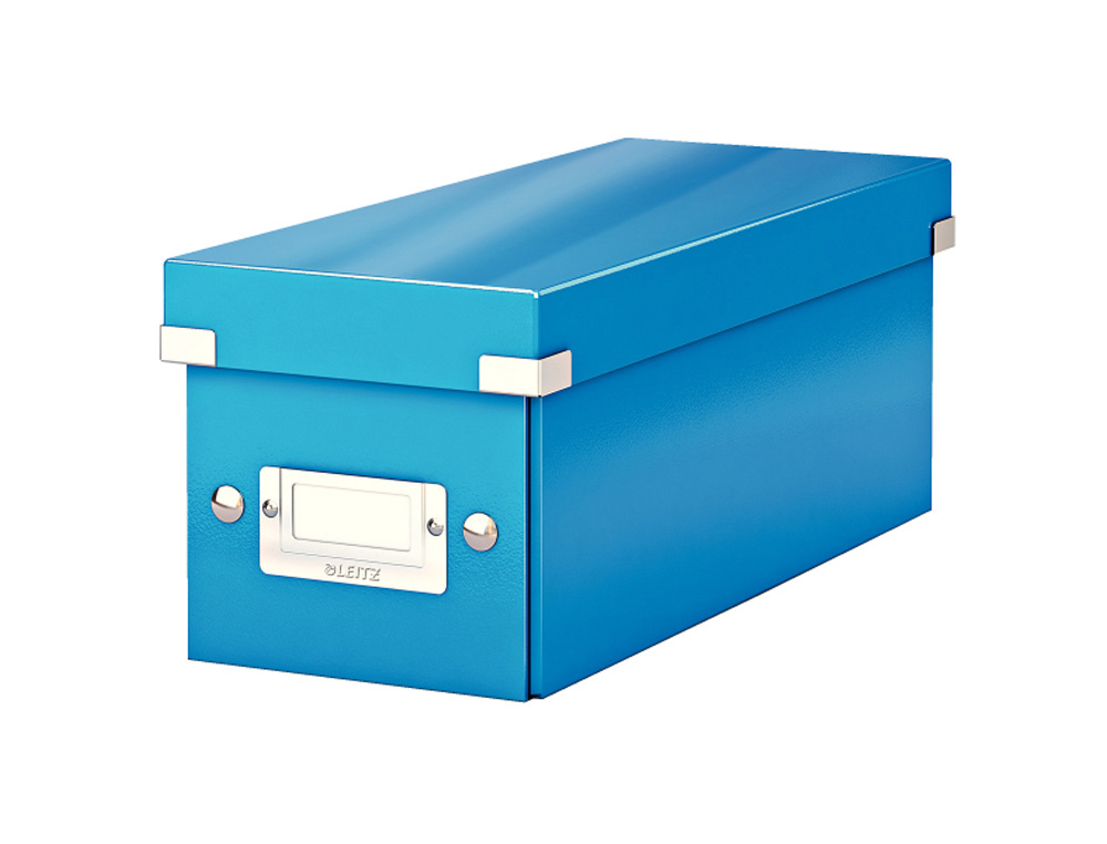 CAJA DE ALMACENAMIENTO LEITZ CLICK&STORE CD BOX COLOR AZUL 143X147X352 MM