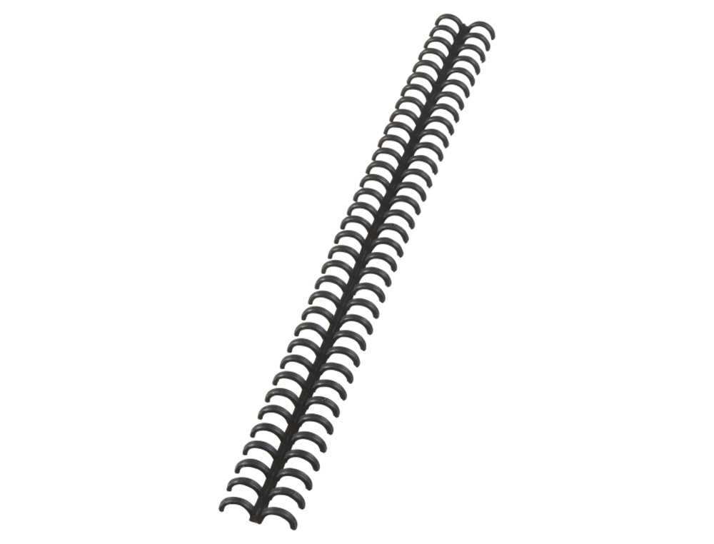 CANUTILLO GBC IBICLICK PLASTICO NEGRO 8 MM CAJA DE 50 UNIDADES