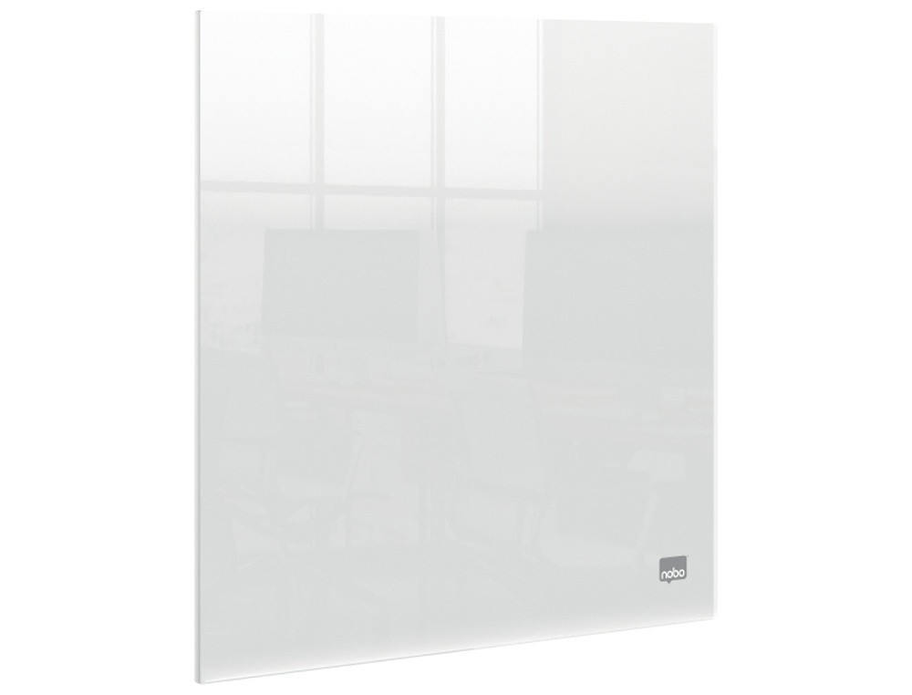 PIZARRA BLANCA NOBO ACRILICA SOBREMESA O MURAL TRANSPARENTE CON ROTULADOR 300X300 MM