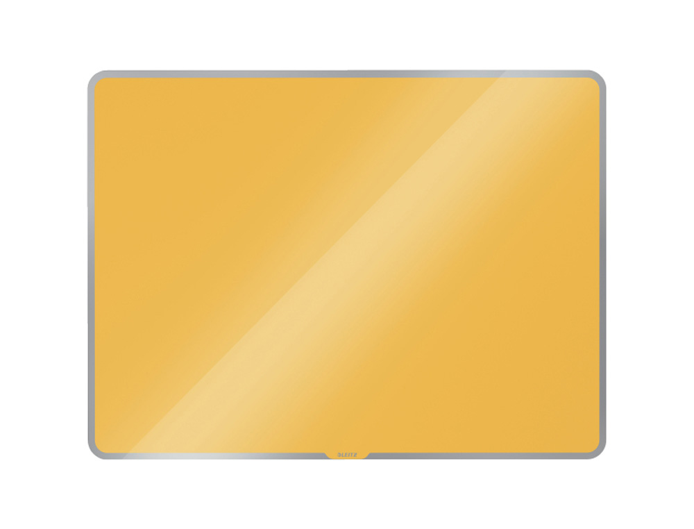 PIZARRA CRISTAL LEITZ COSY MAGNETICA COLOR AMARILLO 800X600 MM