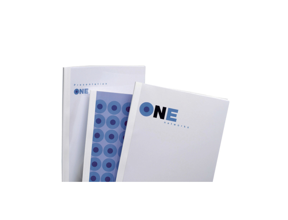CARPETA TERMICA IBICOVER GBC 20 MM COLOR BLANCO CAJA DE 50 UNIDADES