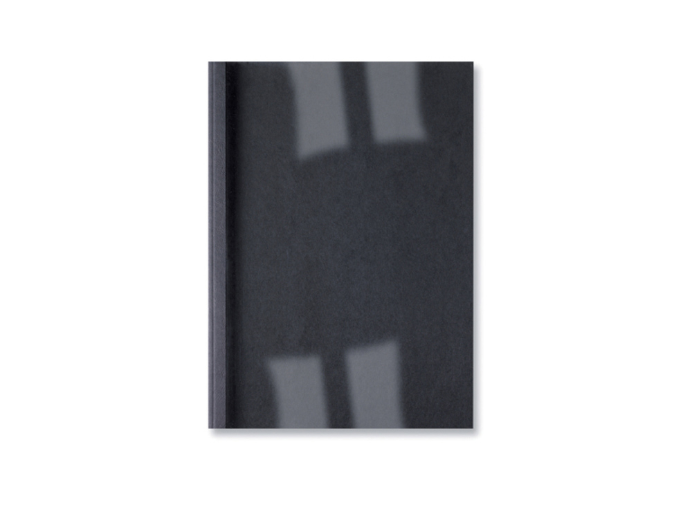 CARPETA TERMICA IBILEATHER GBC 3 MM COLOR NEGRO CAJA DE 100 UNIDADES