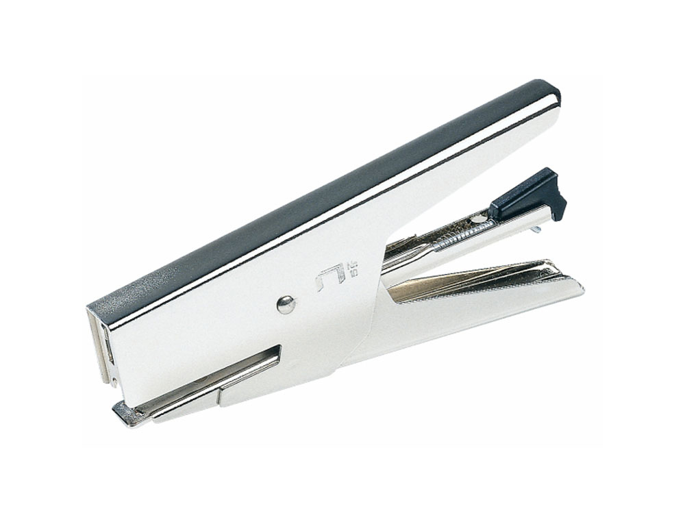 GRAPADORA RAPID DE TENAZA F10 NIQUELADA CAPACIDAD 15 HOJAS USA GRAPAS N 10