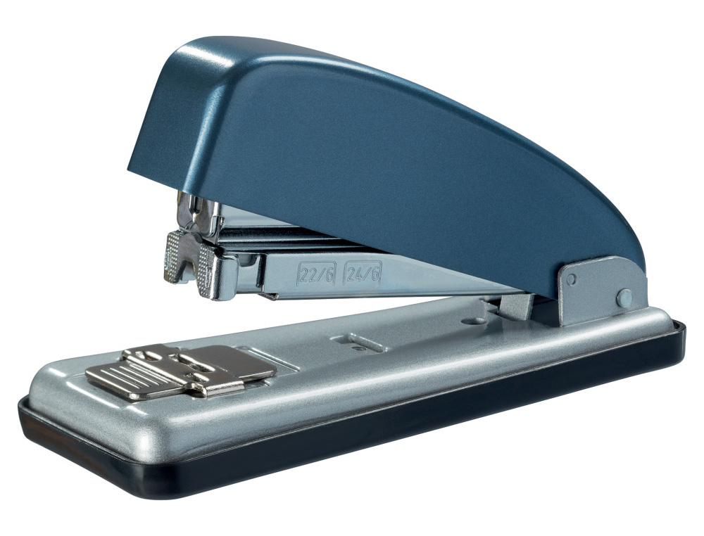 GRAPADORA PETRUS 226 AZUL/PLATA DUET CAPACIDAD 30 HOJAS