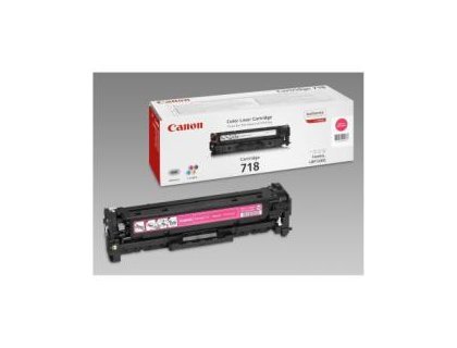 CONSUMIBLE IMPRESORA LASER CANON TONER 718 MAGENTA CANON