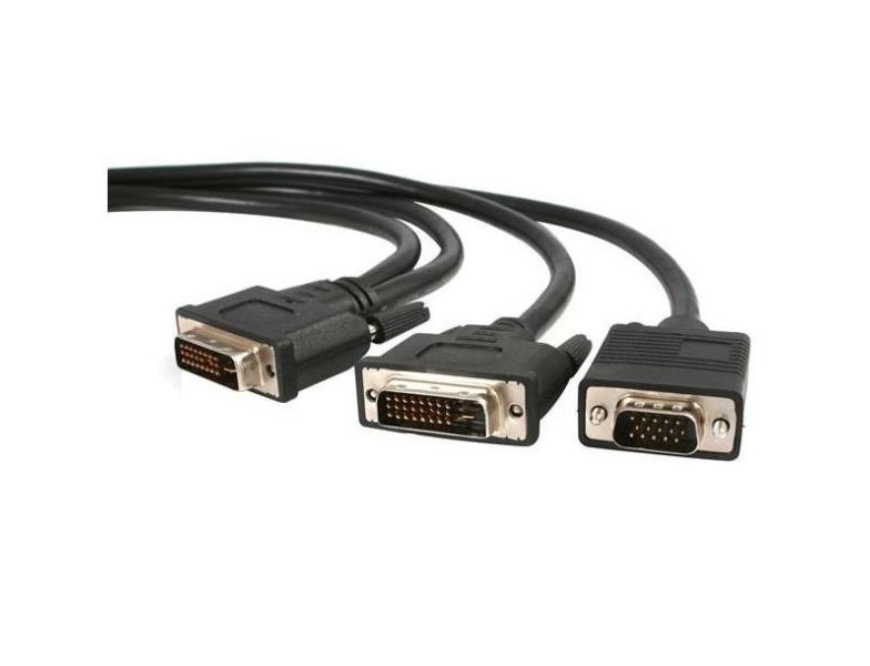 CABLES AUDIO-VIDEO STARTECH CABLE 1 8M DVI-I A DVI-D Y VGA