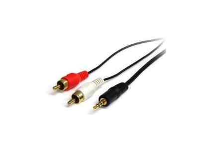 CABLES AUDIO-VIDEO STARTECH ADAPTADOR MINI-JACK A RCA 91CM - J