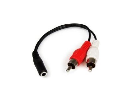 CABLES AUDIO-VIDEO STARTECH CABLE 15CM MINIJACK H A RCA M