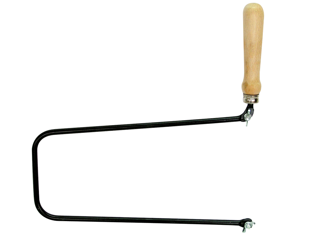 ARCO DE SEGUETA GRANDE 265 MM DE CALADO MANGO DE MADERA