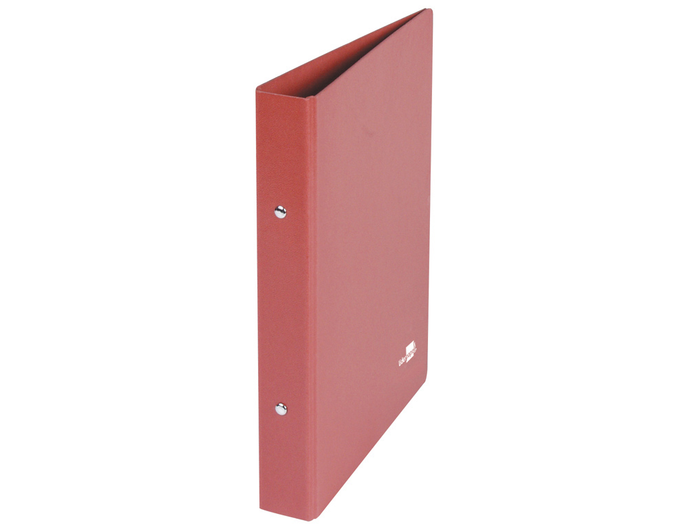 CARPETA DE 2 ANILLAS 25MM REDONDAS LIDERPAPEL FOLIO APAISADO CARTON CUERO