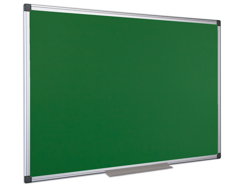 PIZARRA VERDE Q-CONNECT MURAL MARCO DE ALUMINIO 200X100 CM SIN REPISA
