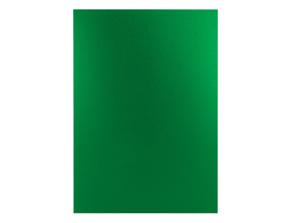 TAPA ENCUADERNACION LIDERPAPEL POLIPROPILENO A4 0.5MM VERDE OPACO PAQUETE DE 100 UNIDADES