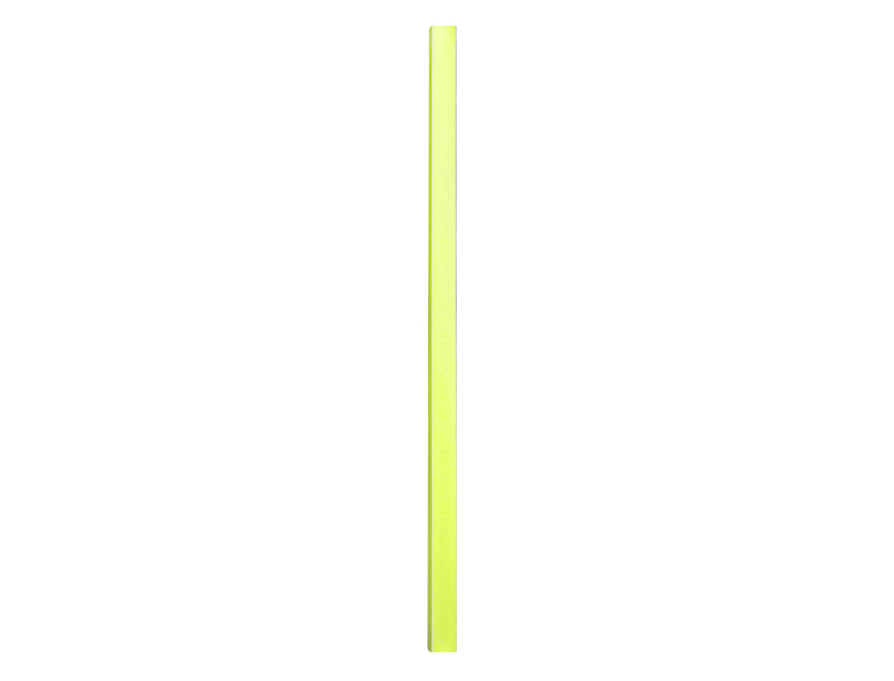 CARPETA LIDERPAPEL ESCAPARATE 10 FUNDAS POLIPROPILENO DIN A4 AMARILLO FLUOR OPACO