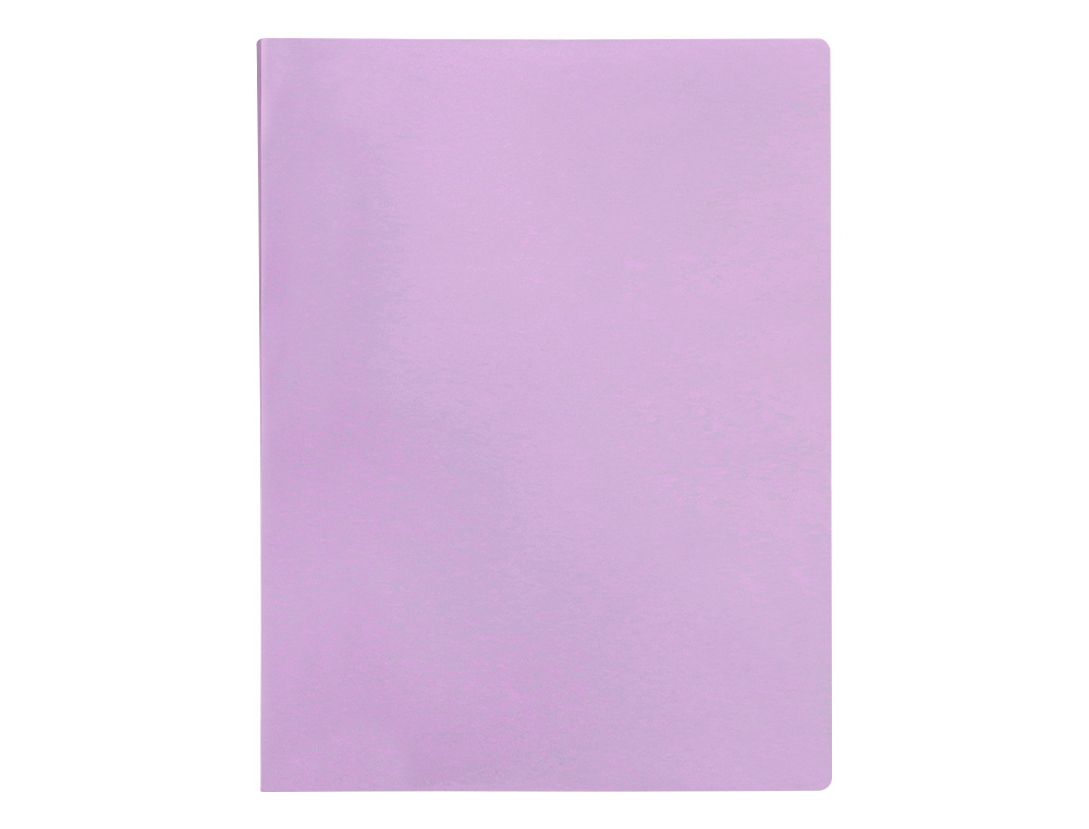 CARPETA LIDERPAPEL ESCAPARATE 10 FUNDAS POLIPROPILENO DIN A4 LAVANDA OPACO