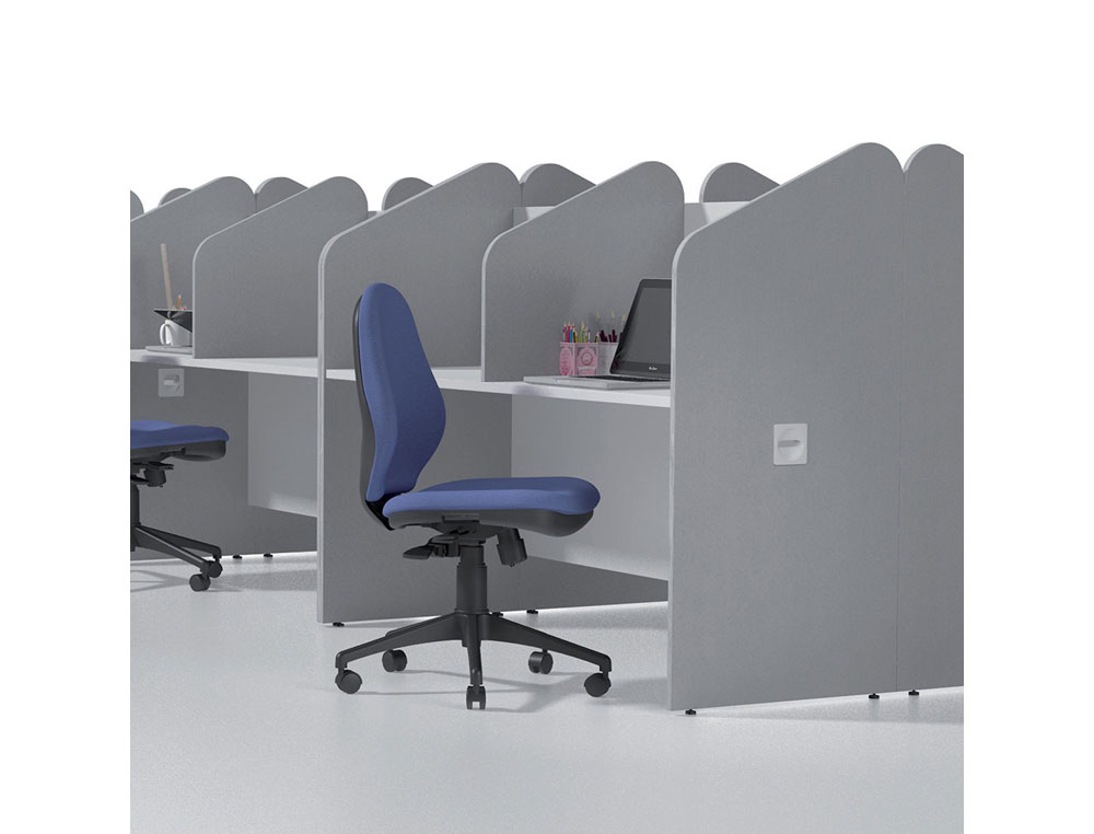 MESA CENTRO DE LLAMADAS ROCADA INDIVIDUAL SERIE WELCOME 84X132X65 CM ACABADO AN02 GRIS/GRIS