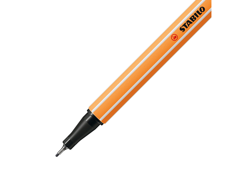 ROTULADOR STABILO PUNTA DE FIB RA POINT 88 GRIS AZULADO INTENSO PUNTA FINA 0,4MM