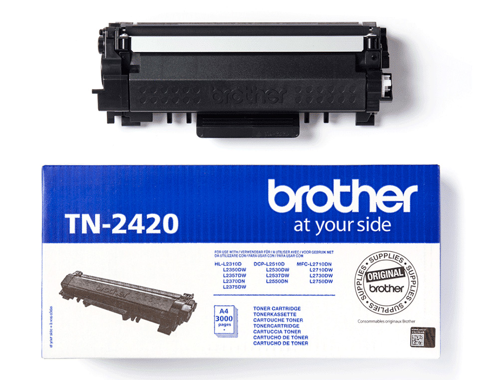 TONER BROTHER TN-2420 PARA DCP-L2510/ 2530 / 2550 / HL-L2375 ALTA CAPACIDAD NEGRO 3000 PAG