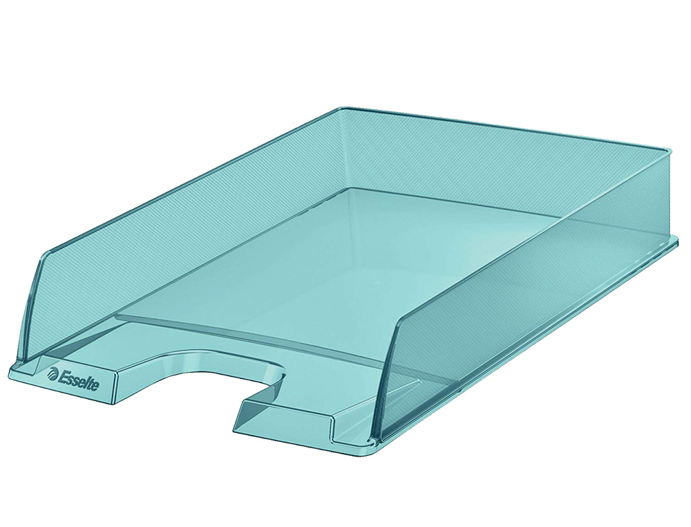 BANDEJA SOBREMESA ESSELTE PLASTICO COLOUR ICE COLOR AZUL 254X61X350 MM