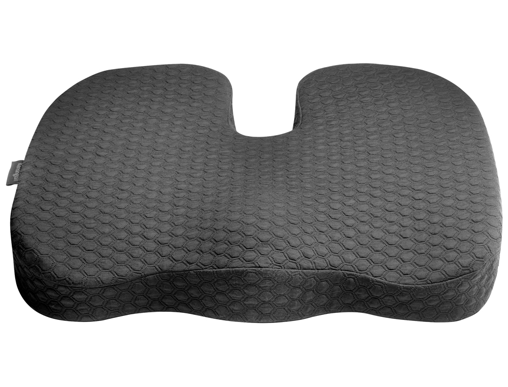 COJIN DE ASIENTO KENSINGTON PREMIUM GEL FRIO NEGRO 71X460X365 MM