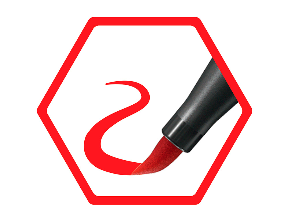 ROTULADOR STABILO ACUARELABLE PEN 68 BRUSH PUNTA PINCEL ESTUCHE DE 12 UNIDADES COLORES SURTIDOS