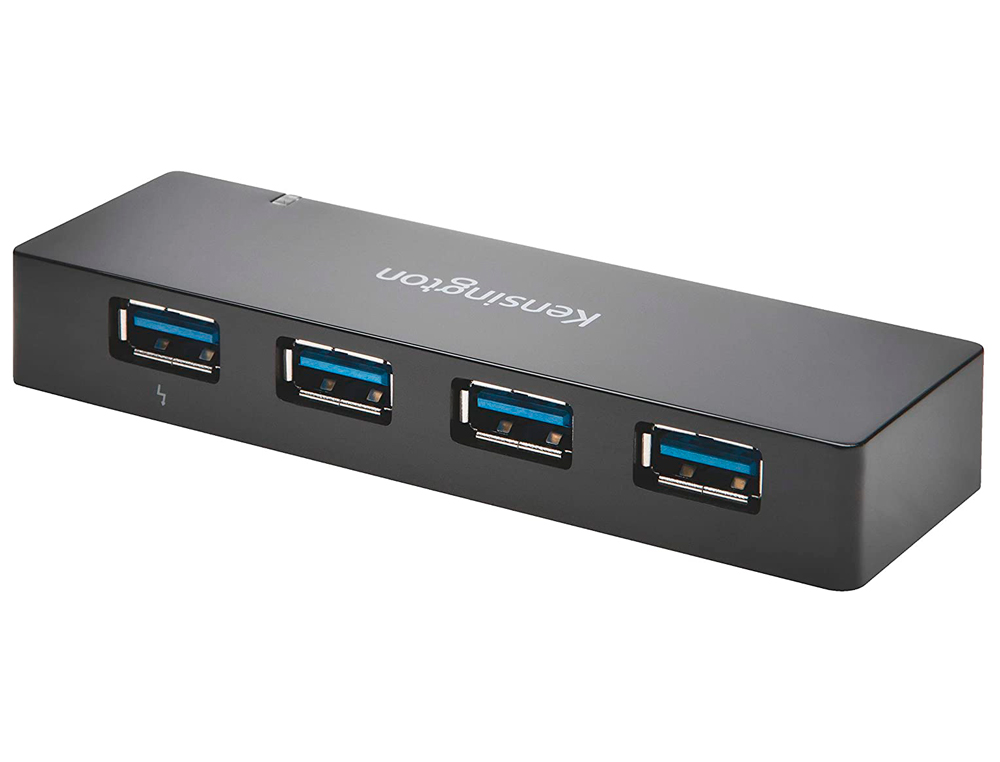 HUB KENSINGTON USB 3.0 CARGADOR Y 4 PUERTOS