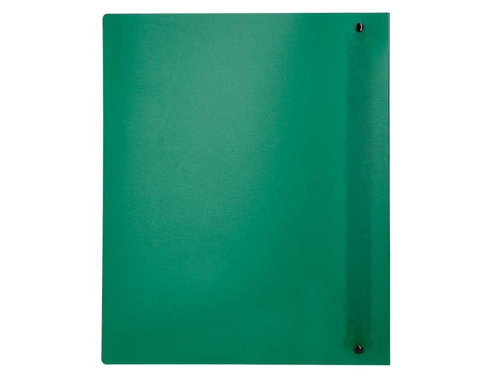 CARPETA LIDERPAPEL 4 ANILLAS MIXTAS 40 MM POLIPROPILENO DIN A4 VERDE TRANSLUCIDO