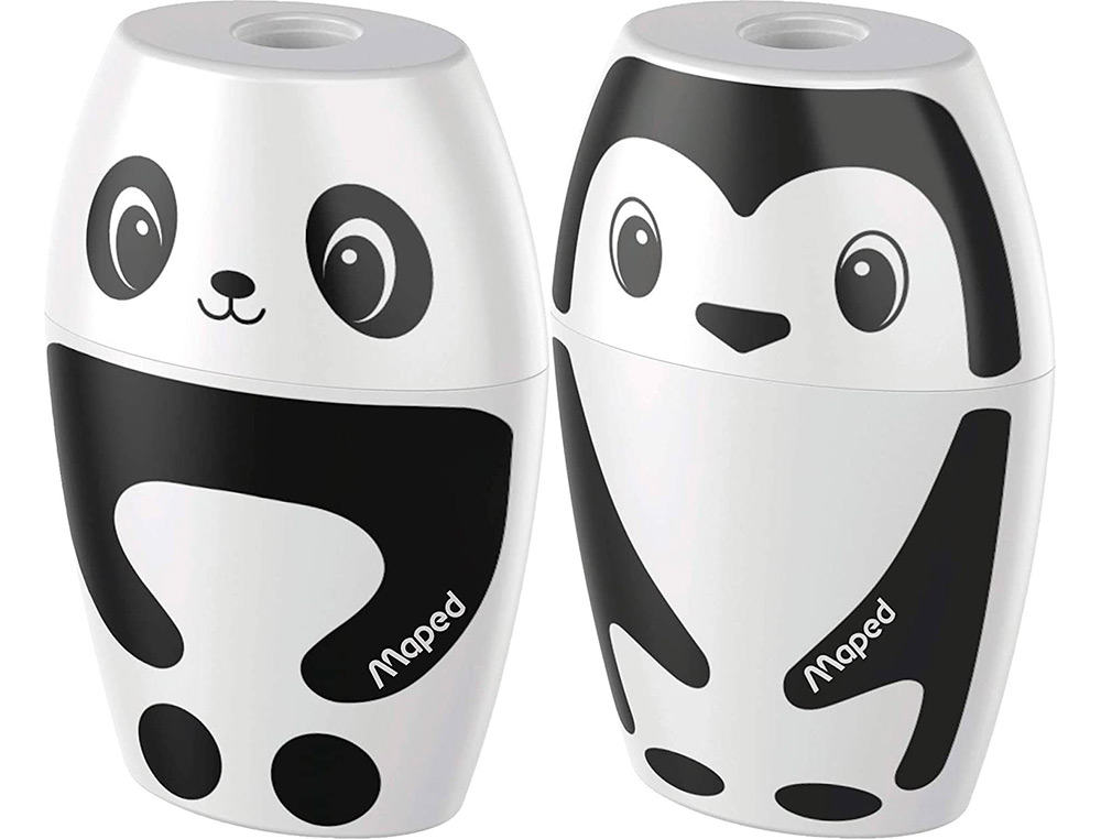 SACAPUNTAS MAPED PLASTICO SHAKER FANCY 1 USO CON DEPOSITO
