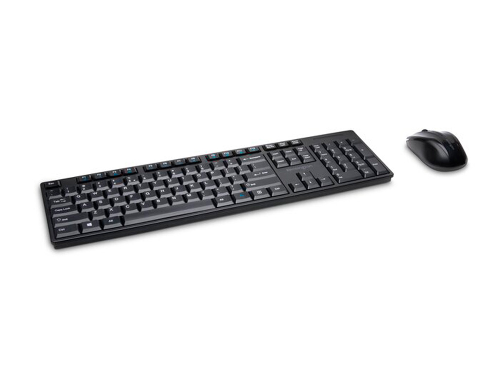 SET TECLADO Y RATON KENSINGTON INALAMBRICO PRO FIT QWERTY NEGRO