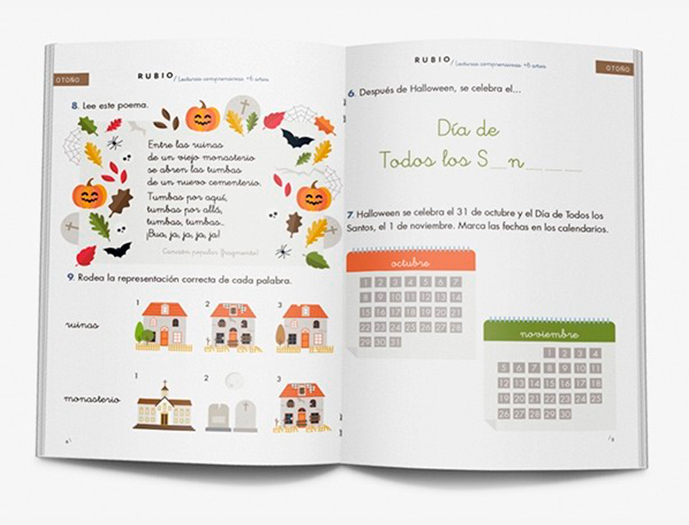 CUADERNO RUBIO LECTURAS COMPRENSIVAS + 6 AÑOS