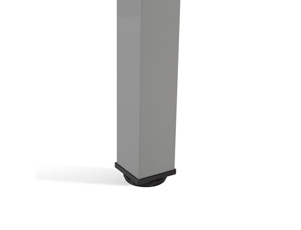 MESA DE OFICINA ROCADA EXECUTIVE 2002AD04 ALUMINIO/BLANCO 160X80 CM