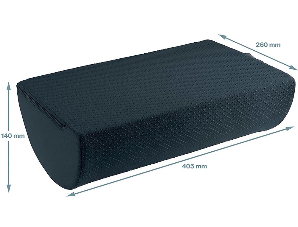 REPOSAPIES DE ESCRITORIO LEITZ ACTIVE ERGO COSY COLOR GRIS 260X140X405 MM