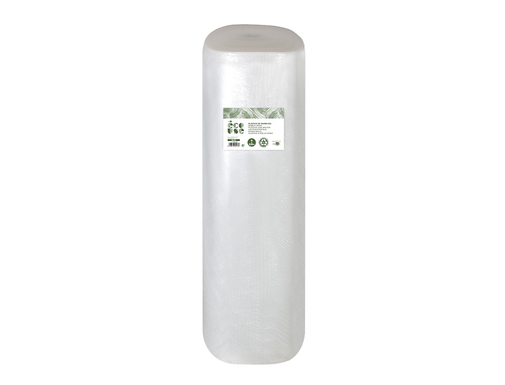PLASTICO BURBUJA LIDERPAPEL ECOUSE 0.60X5M 30% DE PLASTICO RECICLADO