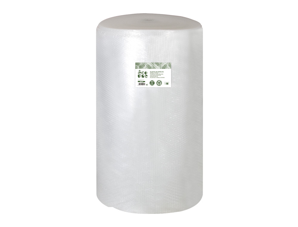 PLASTICO BURBUJA LIDERPAPEL ECOUSE 0.60X200M 30% DE PLASTICO RECICLADO