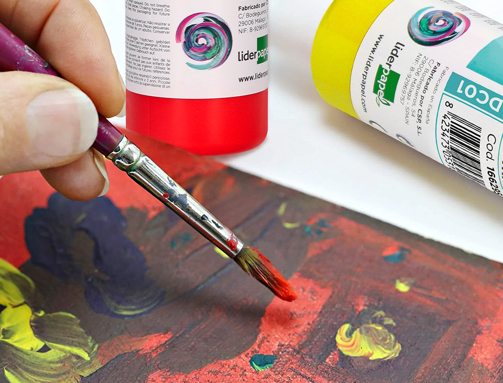 PINTURA ACRILICA LIDERPAPEL BOTE DE 80 ML CARNE